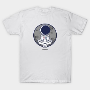 Astronaut lotus pose T-Shirt